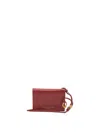 Gianni Chiarini Red Leather Wallet In Black