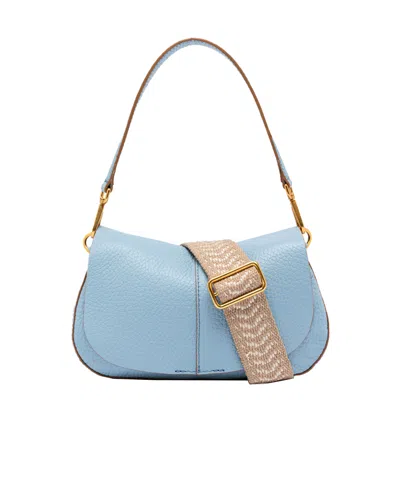 Gianni Chiarini Round Shoulder Backpack In Blue
