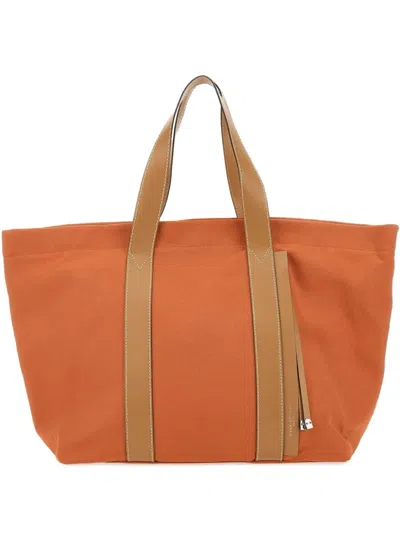 Gianni Chiarini Sarah Tote Bag In Orange