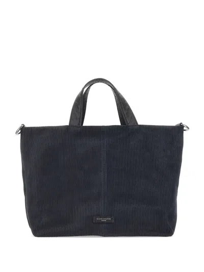 Gianni Chiarini Scilla Suede Tote Bag In Blue