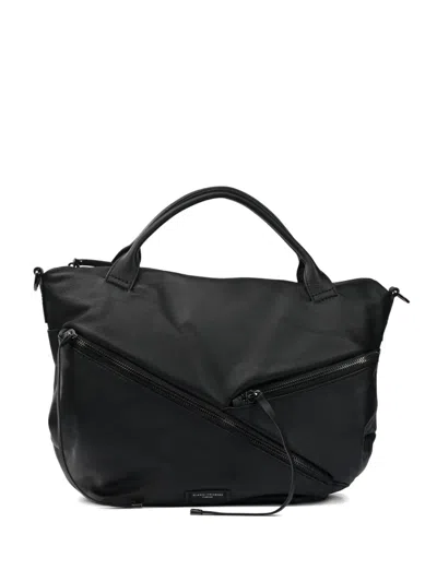 Gianni Chiarini Shania Leather Tote Bag In Black