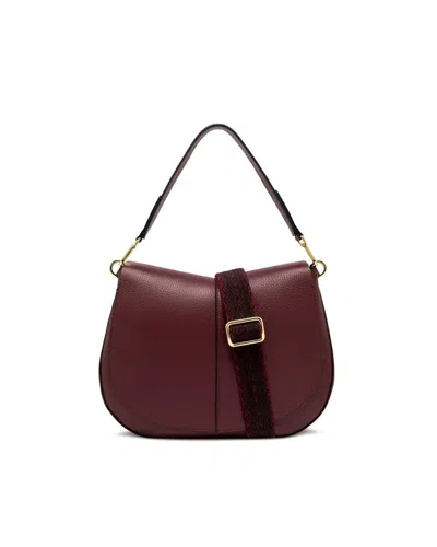 Gianni Chiarini Shoulder Bag In Burgundy