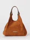 Gianni Chiarini Solid Color Shoulder Bag In Brown