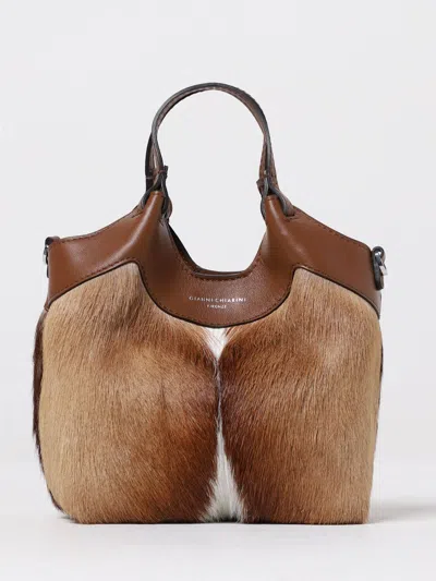 Gianni Chiarini Shoulder Bag  Woman Color Natural In Brown