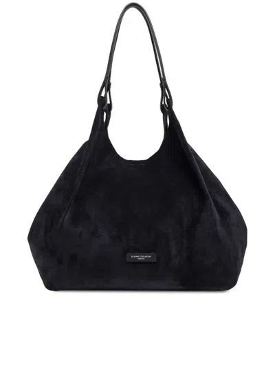 Gianni Chiarini Shoulder Bag With Matching Clutch In Black