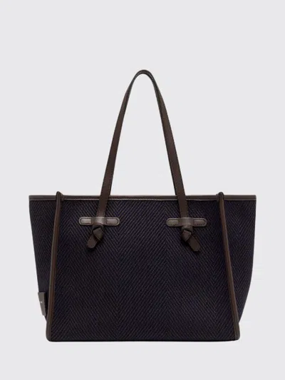 Gianni Chiarini Shoulder Bag Woman Color Blue In Brown