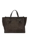 Gianni Chiarini Shoulder Bags With Suede Finish And Top Handles