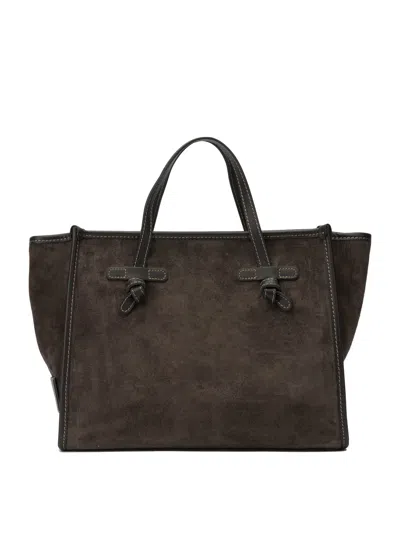GIANNI CHIARINI SHOULDER BAGS BROWN