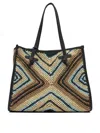Gianni Chiarini Woven Shoulder Bags Featuring Dual Handles In Pattern