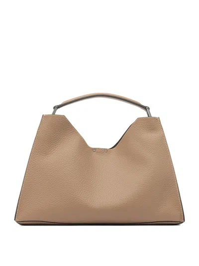 Gianni Chiarini Versatile Shoulder Bags Adjustable Strap In Brown