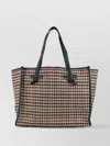Gianni Chiarini Shoulder Bags With Houndstooth Pattern And Dual Handles