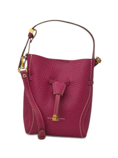 Gianni Chiarini Sienna Drawstring Shoulder Bag In Pink