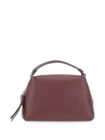Gianni Chiarini Small Alifa Grained Leather Mini Bag In Pink