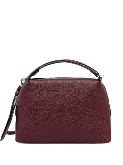 Gianni Chiarini Small Alifa Leather Tote Bag In Burgundy