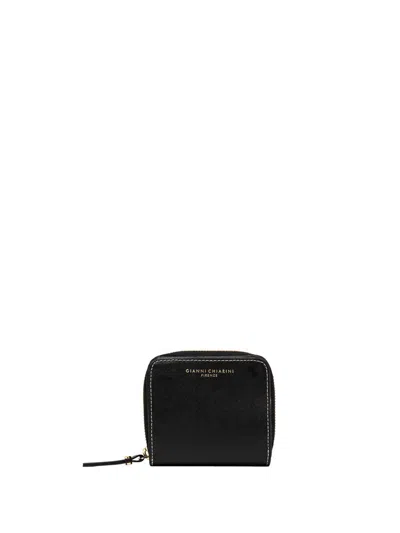 Gianni Chiarini Small Black Cowhide Wallet