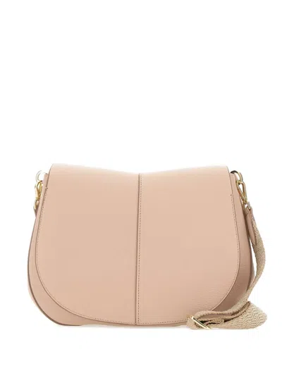 Gianni Chiarini Small Helena Leather Shoulder Bag In Pink
