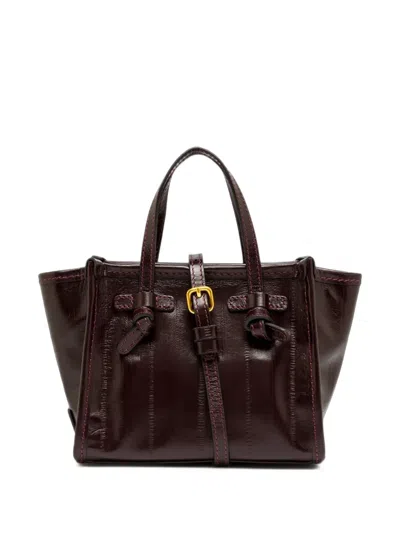 Gianni Chiarini Small Miss Marcella Buckle-detail Tote Bag In Brown