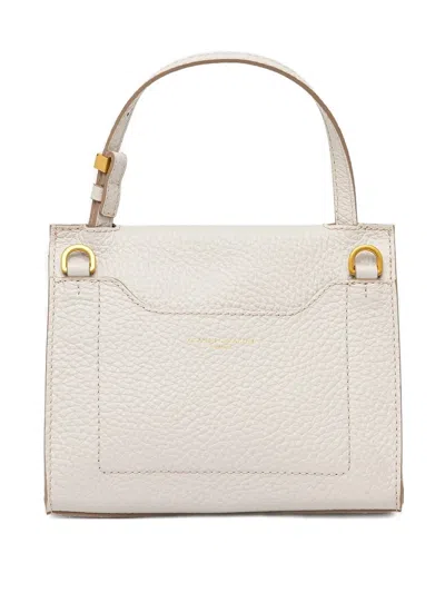 Gianni Chiarini Small Nicole Leather Tote Bag In White
