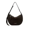 Gianni Chiarini Soft Leather Hobo Handbag With Adjustable Strap In Black