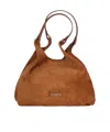 Gianni Chiarini Solid Color Shoulder Bag In Brown