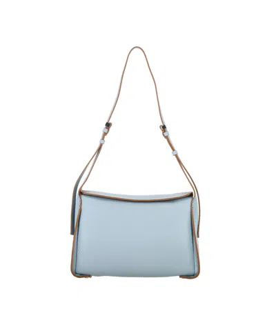 Gianni Chiarini Square Shoulder Bag In Blue