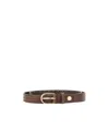 Gianni Chiarini Studded Leather Belt In Brown