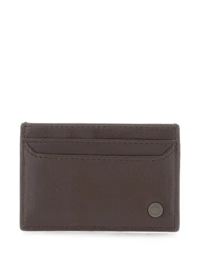 Gianni Chiarini Stud-detail Leather Cardholder In Brown