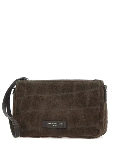 Gianni Chiarini Suede Clutch Bag