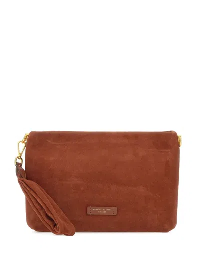 Gianni Chiarini Suede Clutch Bag