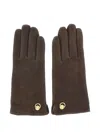 Gianni Chiarini Suede Gloves In Brown