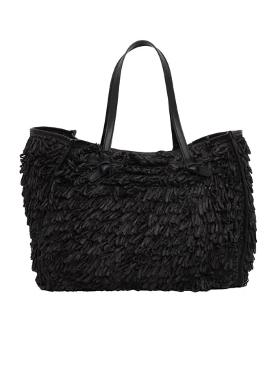 Gianni Chiarini Synthetic Fabric Bag 38x31x16 In Black