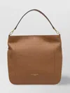 Gianni Chiarini Textured Finish Shoulder Bags With Adjustable Strap In Brown