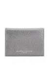 Gianni Chiarini Textured-leather Bi-fold Cardholder In Gold