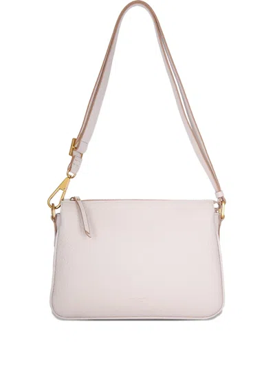 Gianni Chiarini Textured Shoulder Bag In Neutral