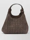 Gianni Chiarini Textured Shoulder Bags Suede Accents
