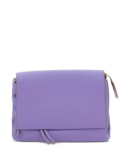 Gianni Chiarini Three Clutch Bag In Purple