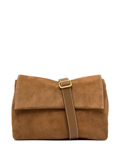Gianni Chiarini Three Cross Body Bag In Brown
