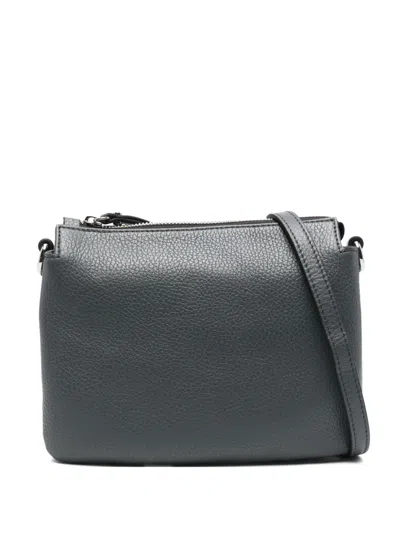 Gianni Chiarini Three Leather Shoulder Bag In Gray