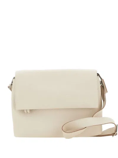 Gianni Chiarini Three Leather Shoulder Bag In Neutral
