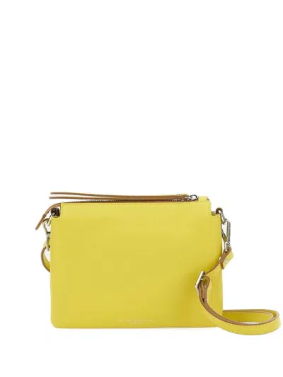 Gianni Chiarini Three Shoulder Bag In Yellow