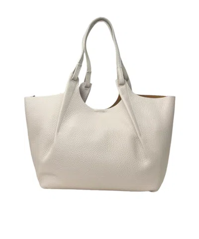 Gianni Chiarini Top Double Handle Shoulder Bag In Nude