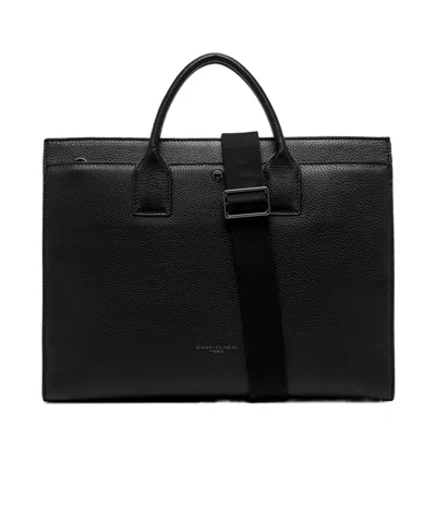 Gianni Chiarini Top Handle Briefcase In Black