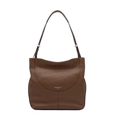 Gianni Chiarini Top Handle Shoulder Bag In Brown