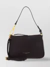 Gianni Chiarini Versatile Maxi-grain Leather Shoulder Bag In Brown