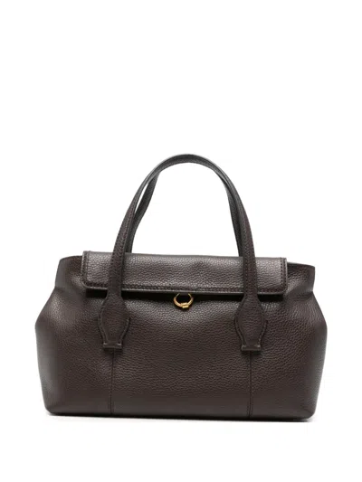 Gianni Chiarini 비키 그레인 레더 토트 백 In Brown