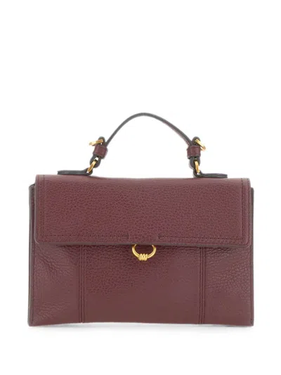 Gianni Chiarini Vicky Pebbled Handbag In Burgundy