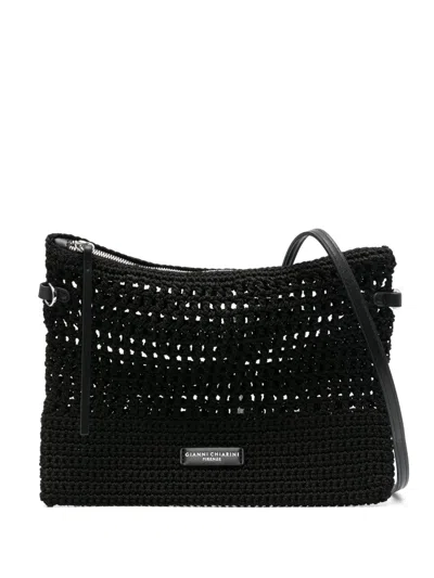 Gianni Chiarini Victoria Cross Body Bag In 黑色