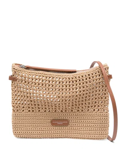Gianni Chiarini Victoria Cross Body Bag In Neutrals