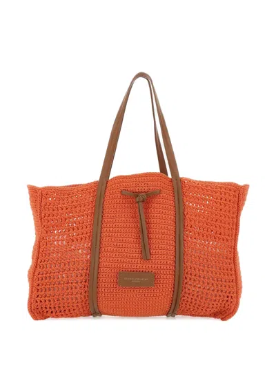 Gianni Chiarini Victoria Shoulder Bag In Orange