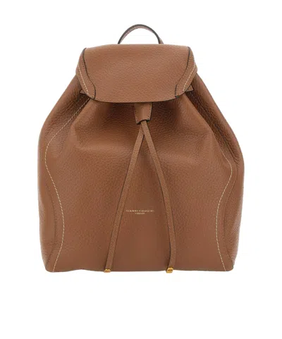 Gianni Chiarini Violette' Backpack In Brown